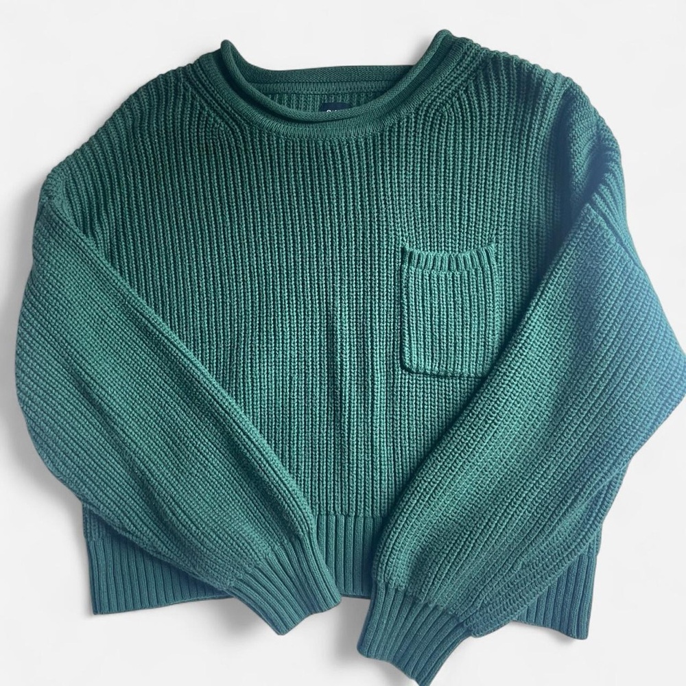 GAP green Women's Crew Neck Sweater